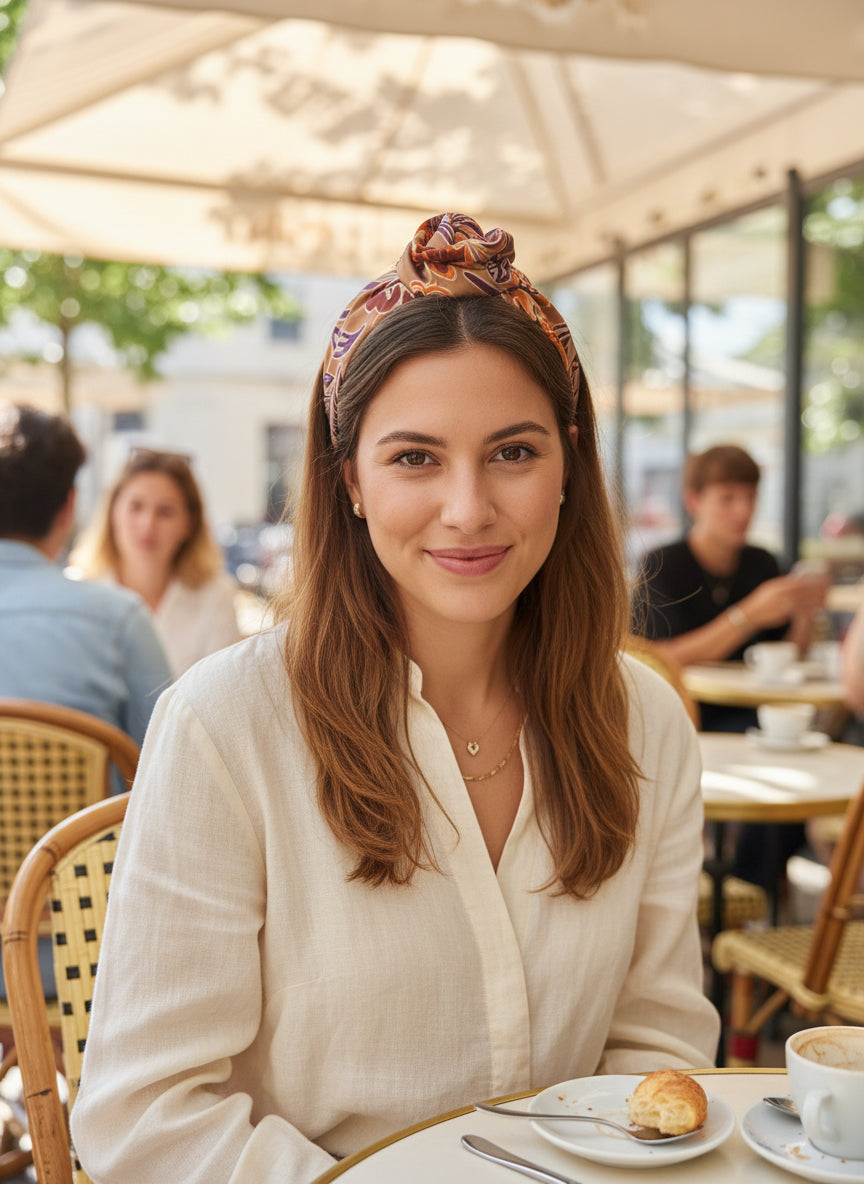 Bandeau Éclat de Saison Satiné
