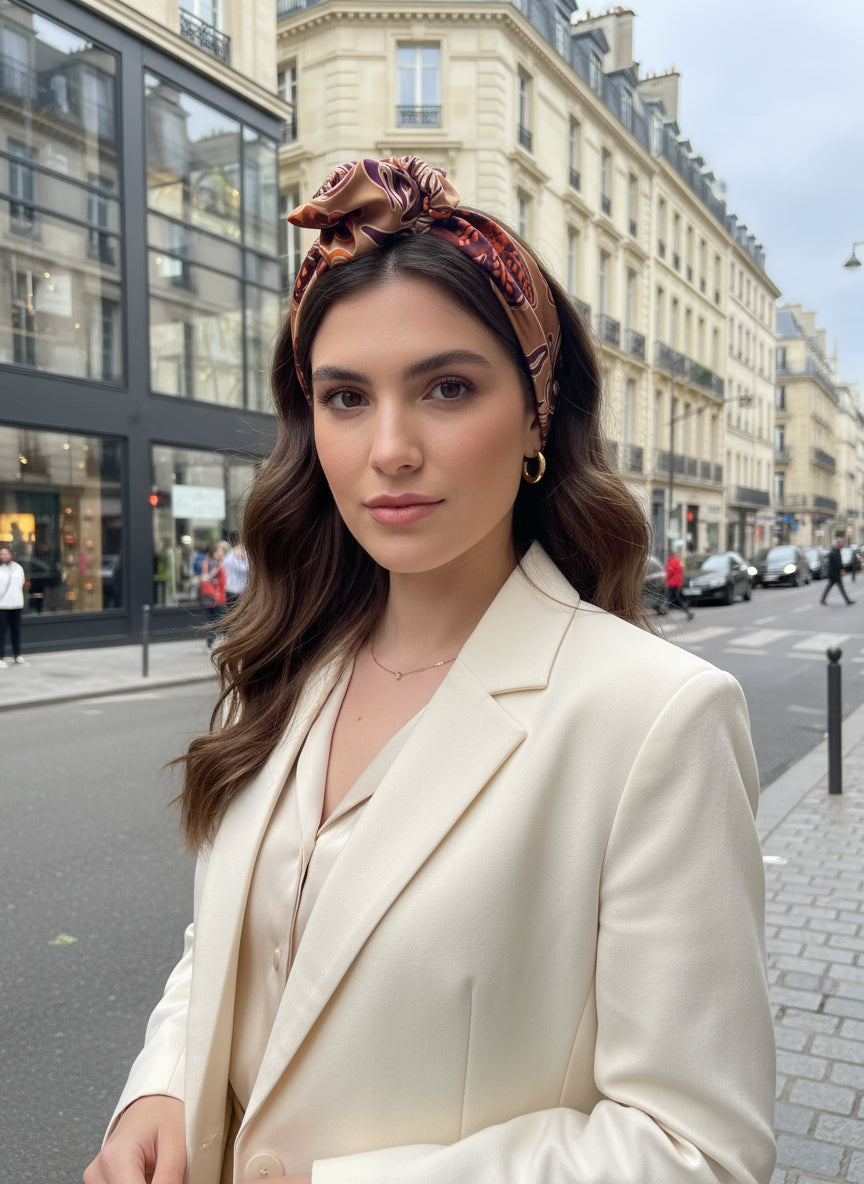 Bandeau Éclat de Saison Satiné