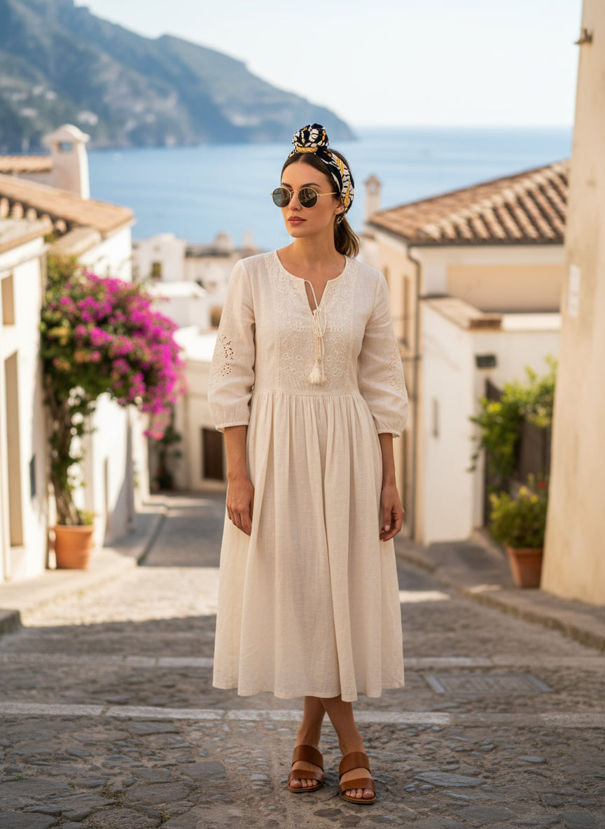 Bandeau Nuit Dorée en Wax