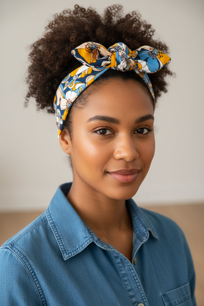 Bandeau Bloom Fleuri Fait Main