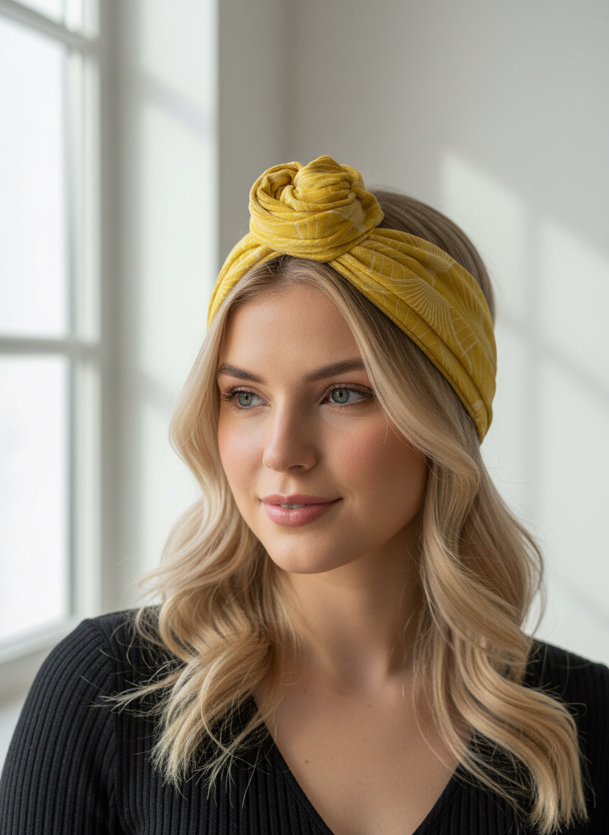 Bandeau Rayon d'Or en Velours