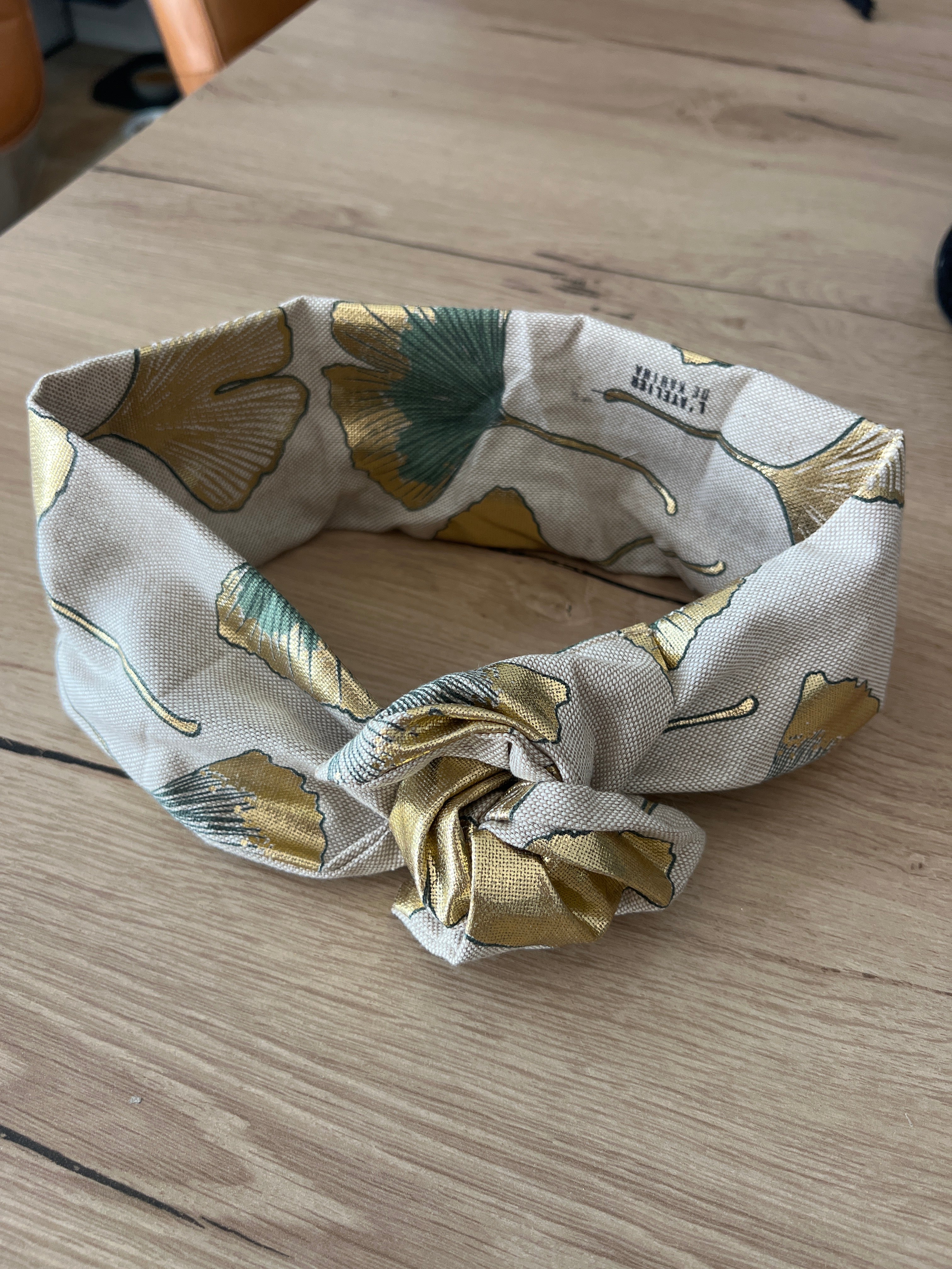 Bandeau Lin d’Or Naturel