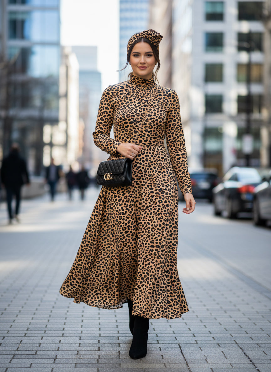 Bandeau colle, collection panthère