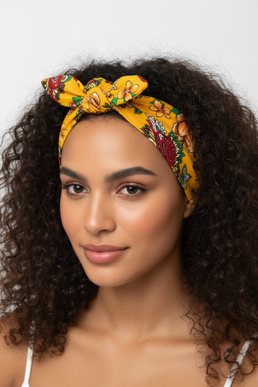 Bandeau kabyle jaune
