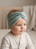 Lot bandeau plus 3 éponges  pour bébé