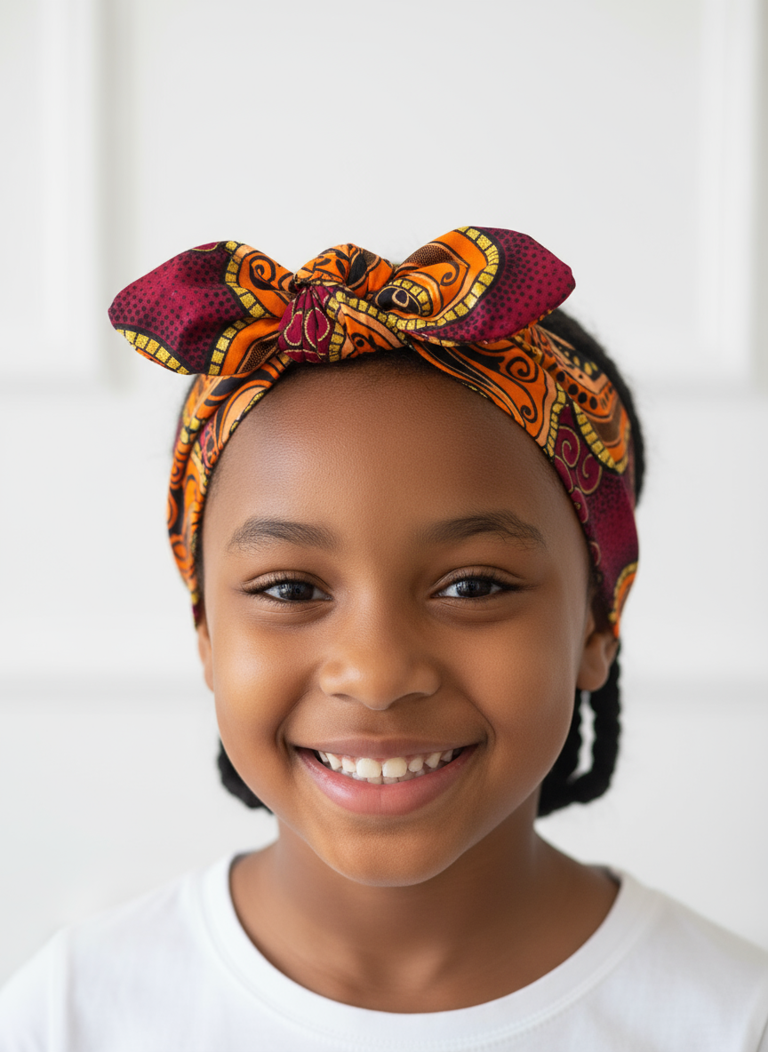 Bandeaux et chouchou africain Wax lot de 2 articles