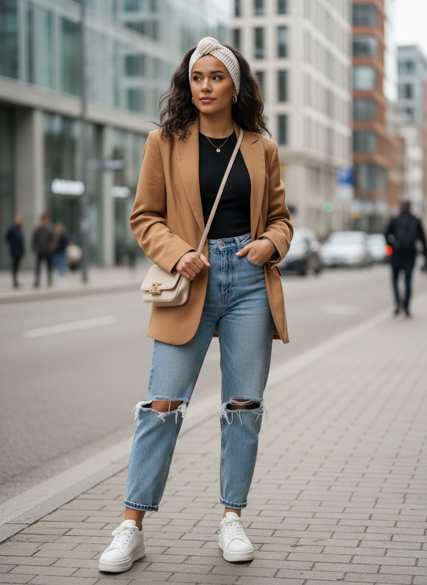 Bandeau collection velours, côtelé