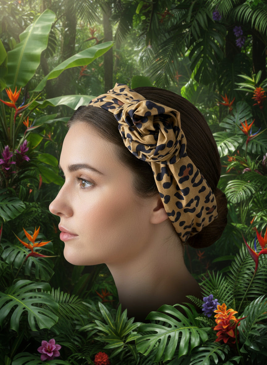 Bandeau colle, collection panthère