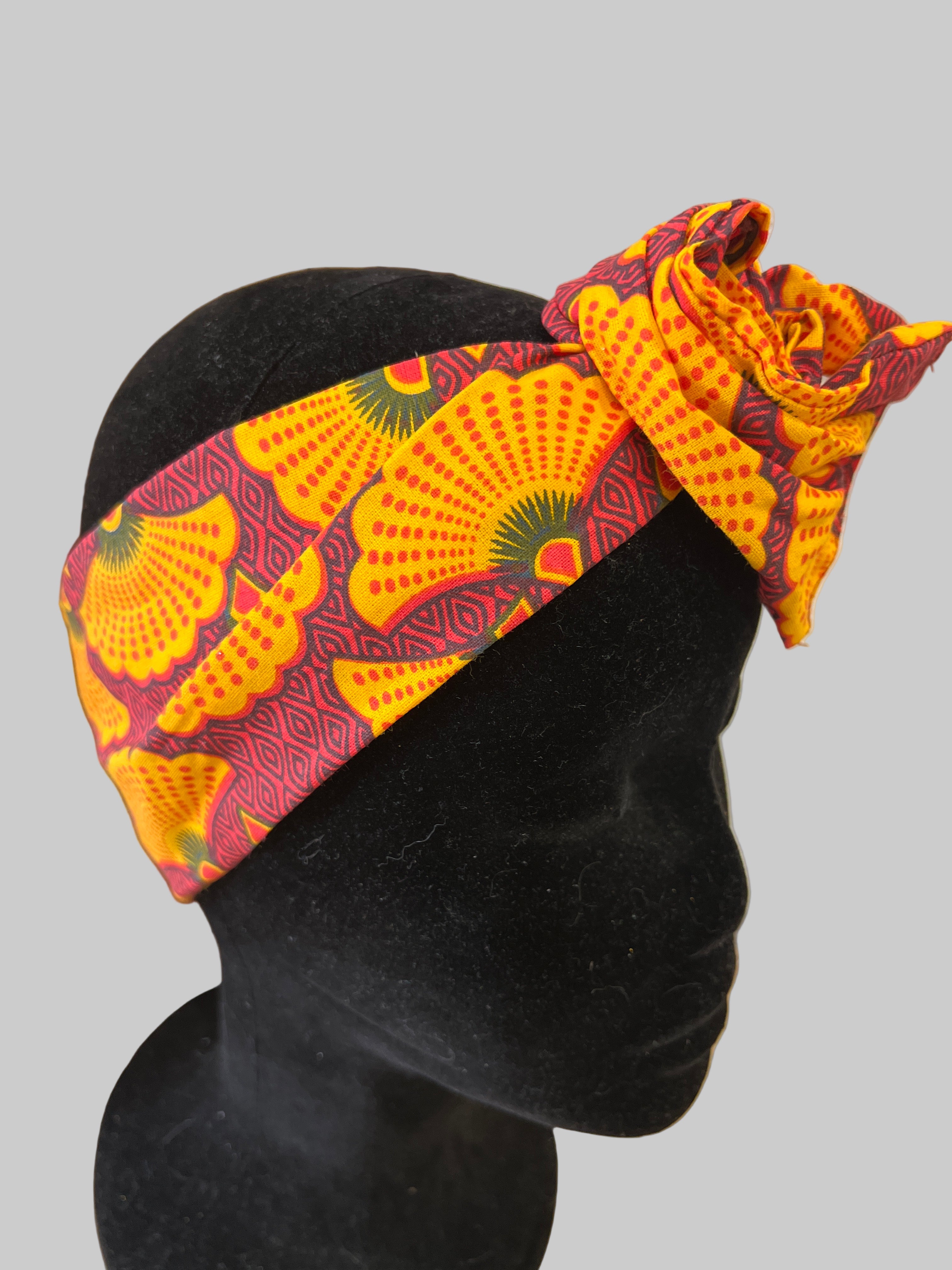 Bandeau Wax enfanter adultes avec chouchou