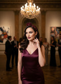 Bandeau Vinyle Bordeaux Intense