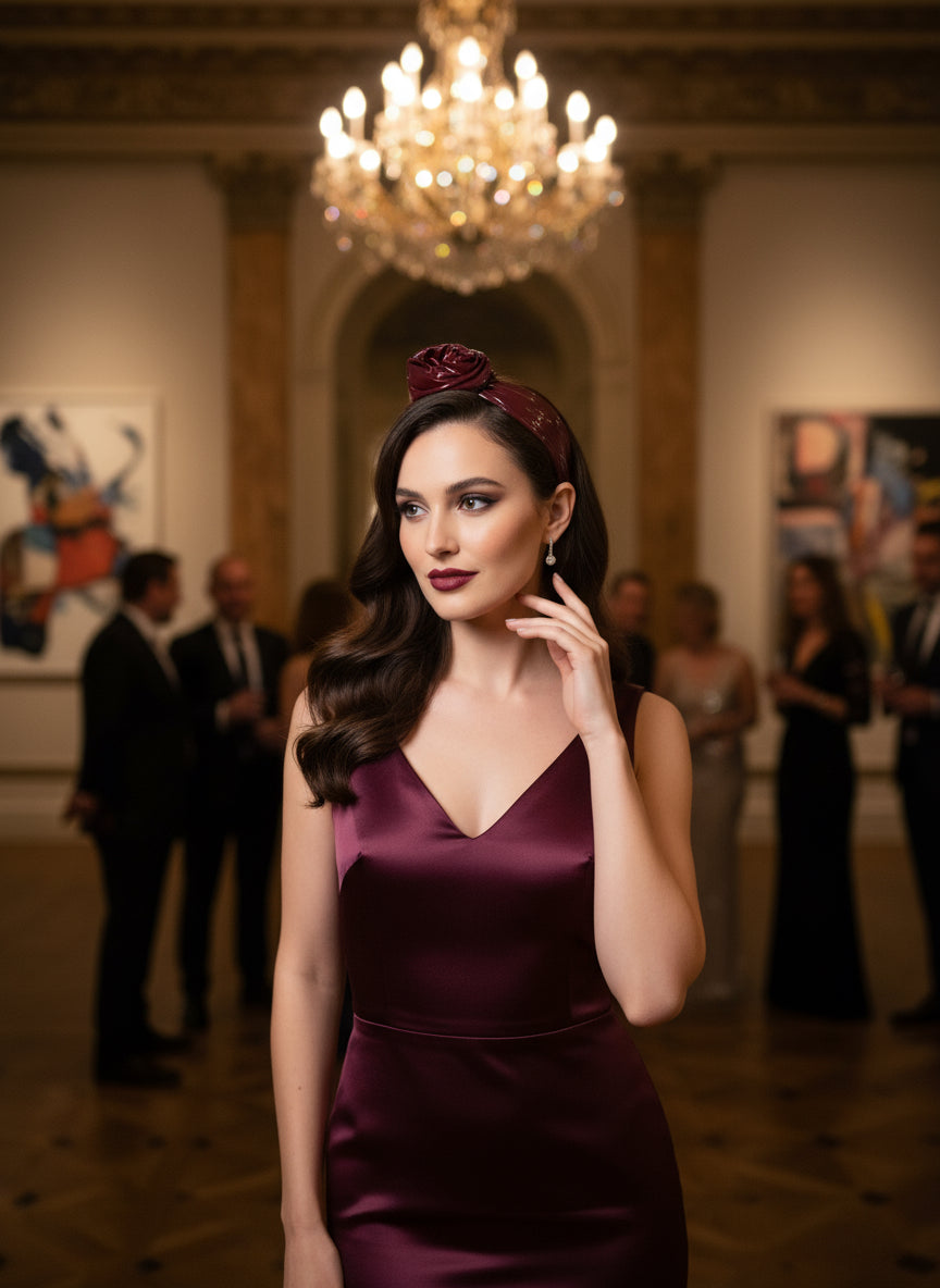 Bandeau avec armature en vinyl collection automne hiver ￼