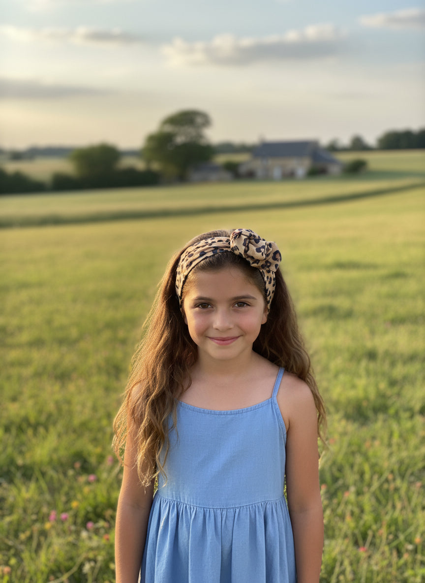 Bandeau colle, collection panthère