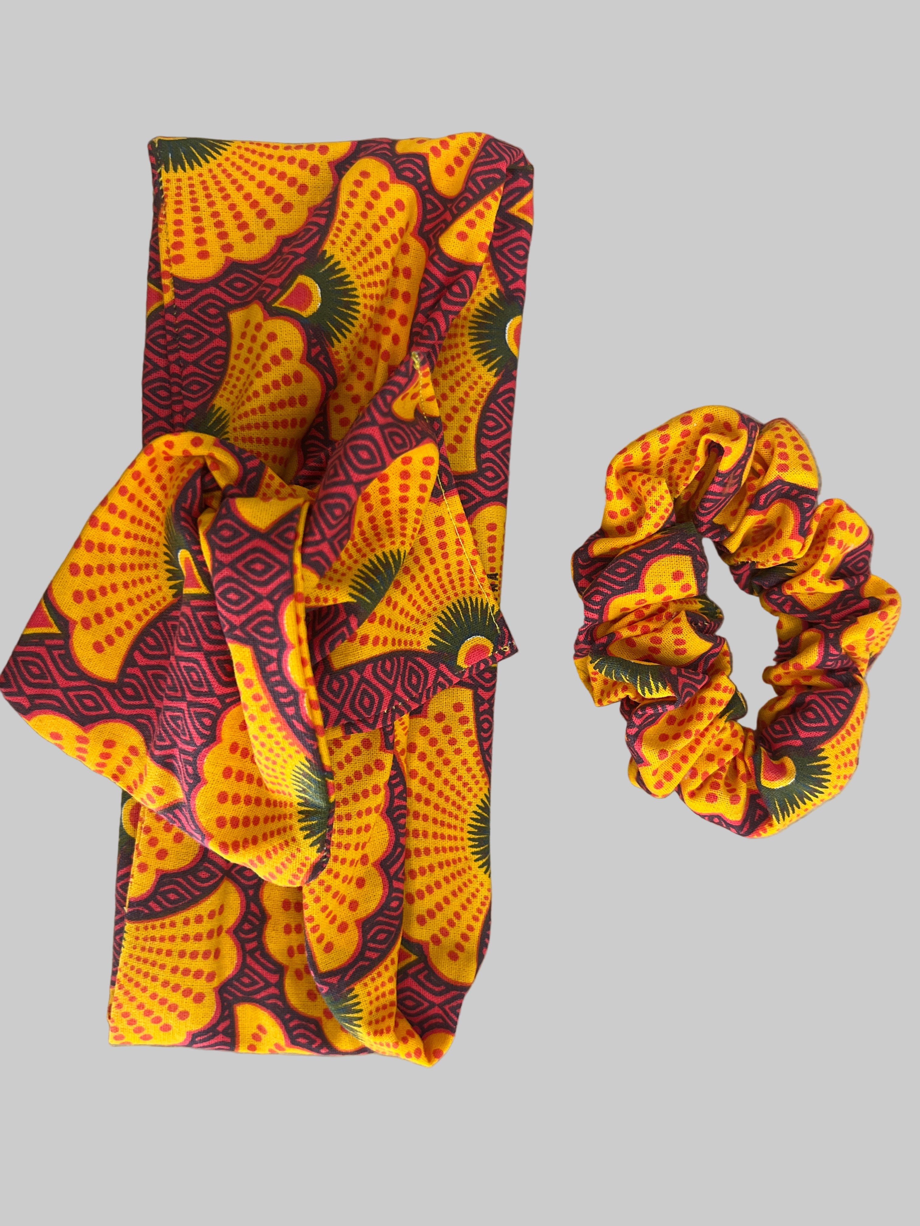 Bandeau Wax enfanter adultes avec chouchou