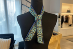Cravate bandeau azur