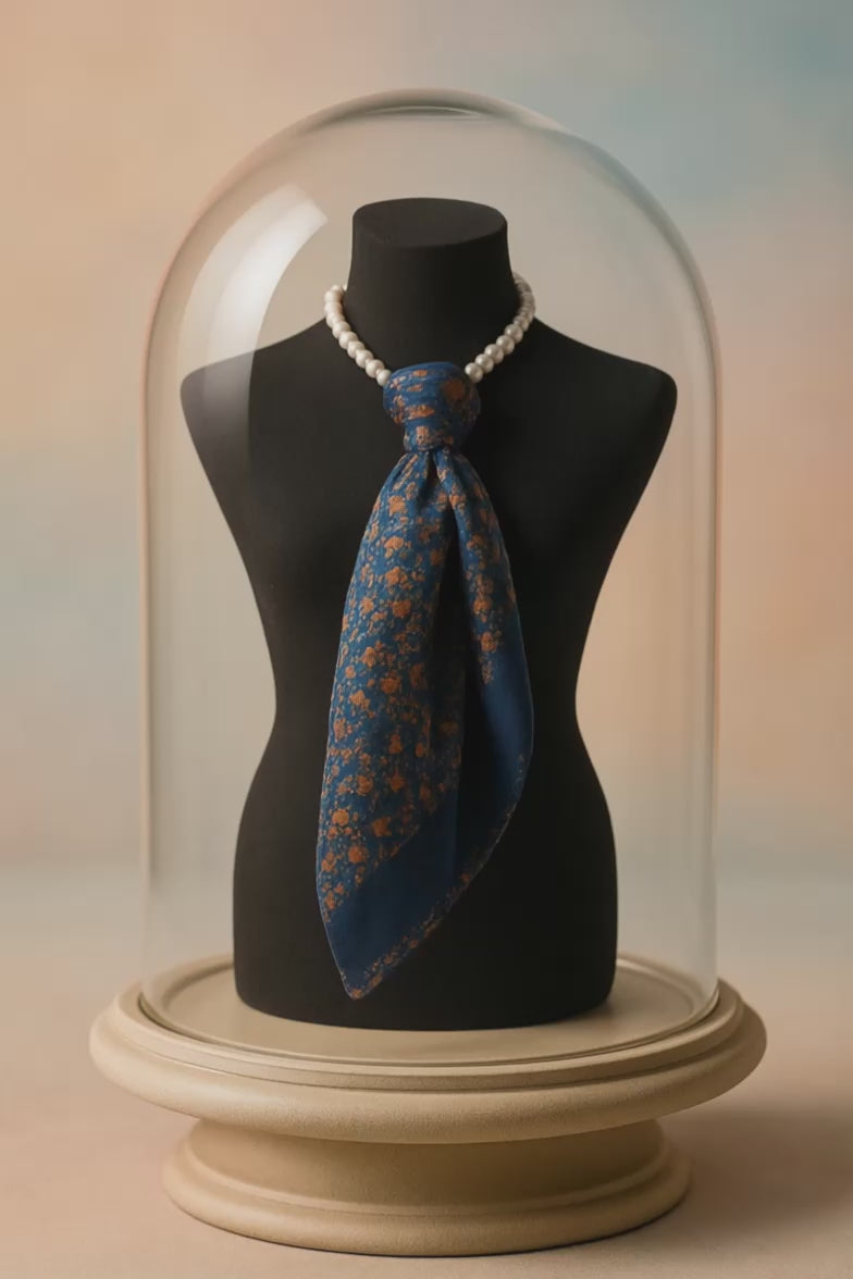 Foulard cravate bijoux